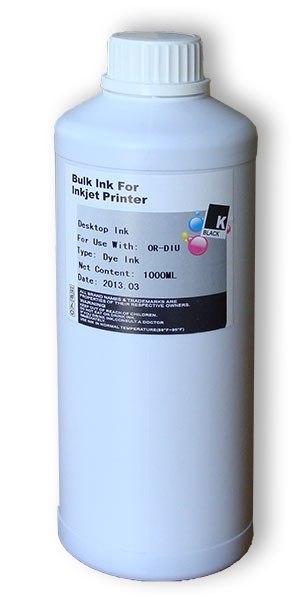 Butelka Black HP 1L tusz barwnikowy Uniwersal Butelka Black HP 1L tusz barwnikowy Uniwersal