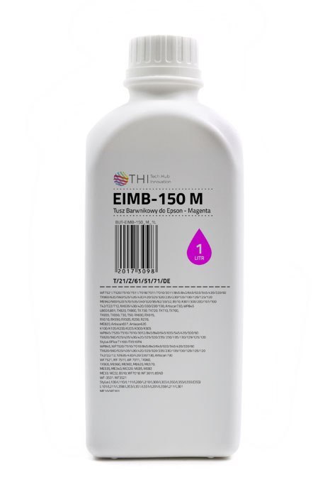 Butelka Magenta Epson 1L Tusz Barwnikowy (Dye) INK-MATE EIMB150 Butelka Magenta Epson 1L Tusz Barwnikowy (Dye) INK-MATE EIMB150