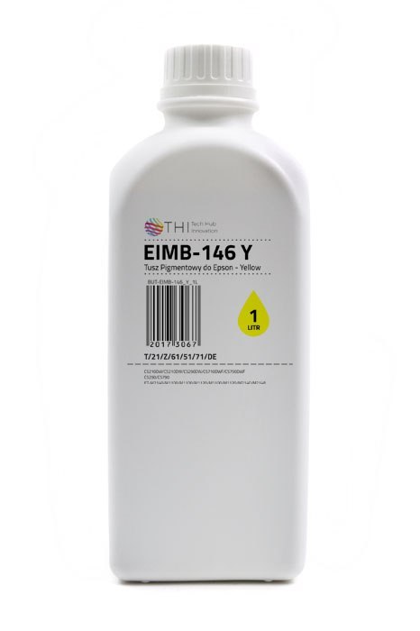 Butelka Yellow Epson 1L Tusz Pigmentowy (Pigment) INK-MATE EIMB146 Butelka Yellow Epson 1L Tusz Pigmentowy (Pigment) INK-MATE EIMB146