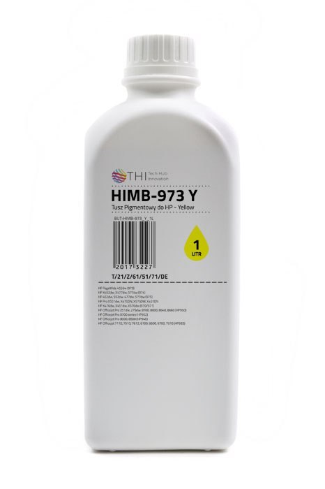 Butelka Yellow HP 1L Tusz Pigmentowy (Pigment) INK-MATE HIMB973 Butelka Yellow HP 1L Tusz Pigmentowy (Pigment) INK-MATE HIMB973