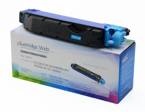 Toner Cartridge Web Cyan Kyocera TK5140 zamiennik TK-5140C Toner Cartridge Web Cyan Kyocera TK5140 zamiennik TK-5140C