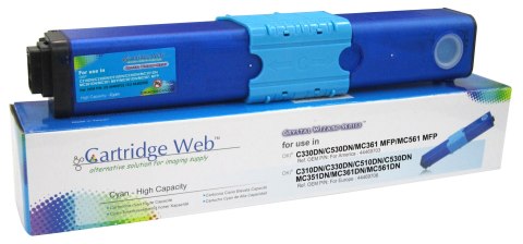 Toner Cartridge Web Cyan OKI C310 zamiennik 44469706 Toner Cartridge Web Cyan OKI C310 zamiennik 44469706