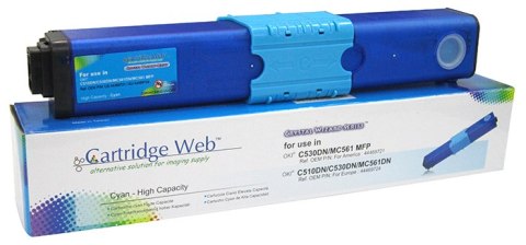 Toner Cartridge Web Cyan OKI C510 zamiennik 44469724 Toner Cartridge Web Cyan OKI C510 zamiennik 44469724