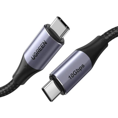 Kabel USB-C 3.1 Gen.2 UGREEN US355, 5A, 100W, 4K, 10Gbps, 1m (czarny) Kabel USB-C 3.1 Gen.2 UGREEN US355, 5A, 100W, 4K, 10Gbps, 1m (czarny)