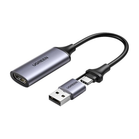 Karta przechwytywania obrazu / Grabber HDMI Ugreen CM489, 4K 60Hz, USB + USB-C Karta przechwytywania obrazu / Grabber HDMI Ugreen CM489, 4K 60Hz, USB + USB-C
