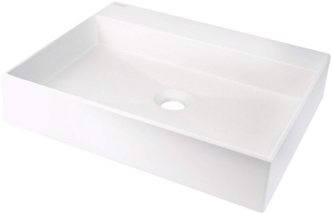 Umywalka granitowa nablatowa z miejscem na baterię - 500x400 mm Umywalka granitowa nablatowa z miejscem na baterię - 500x400 mm