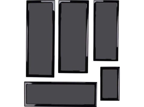 Zestaw filtrów przeciwpyłowych Demciflex do Lian Li O11 Dynamic -/ Zestaw filtrów przeciwpyłowych Demciflex do Lian Li O11 Dynamic -/