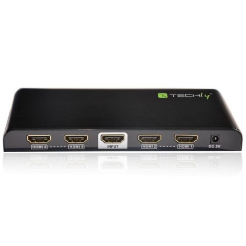 Techly IDATA HDMI2-4K4 rozgałęziacz telewizyjny HDMI 4x HDMI