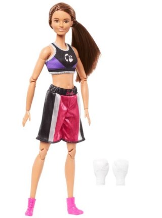 Lalka Barbie Made to move Bokserka