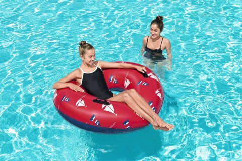 Kółko do pływania Statki czerwone BESTWAY 119cm Winyl + 2 uchwyty