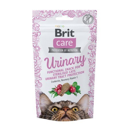 Brit Care Cat Snack URINARY przysmak dla kota wykastrowanego 50g Brit Care Cat Snack URINARY przysmak dla kota wykastrowanego 50g