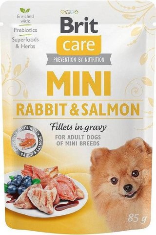 Brit Care Mini Pouch Rabbit&Salmon 85g