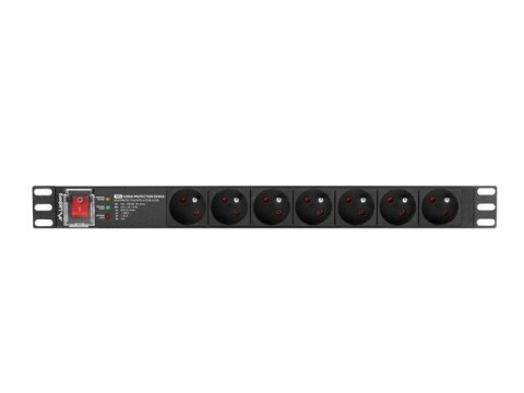 LANBERG LISTWA ZASILAJĄCA RACK PDU PRO 19" (1U, 16A, 7X 230V PL, 2M, CZARNA) PDU-PRO-07E-0200-BK LANBERG LISTWA ZASILAJĄCA RACK PDU PRO 19" (1U, 16A, 7X 230V PL, 2M, CZARNA) PDU-PRO-07E-0200-BK
