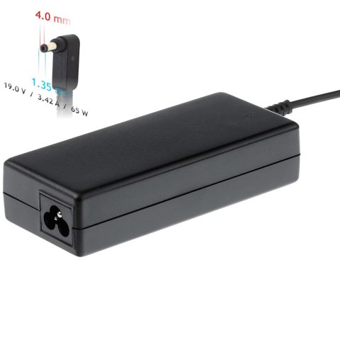 Zasilacz sieciowy Akyga AK-ND-55 do notebooka Asus (19 V; 3,42 A; 65W; 4 mm x 1.35 mm) Zasilacz sieciowy Akyga AK-ND-55 do notebooka Asus (19 V; 3,42 A; 65W; 4 mm x 1.35 mm)
