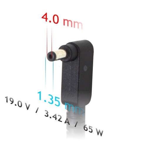 Zasilacz sieciowy Akyga AK-ND-55 do notebooka Asus (19 V; 3,42 A; 65W; 4 mm x 1.35 mm) Zasilacz sieciowy Akyga AK-ND-55 do notebooka Asus (19 V; 3,42 A; 65W; 4 mm x 1.35 mm)
