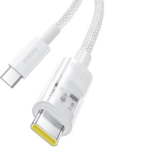 Kabel Baseus Gem Typ C-Typ C 100W 1m (biały)