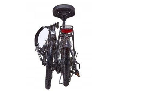JOBOBIKE Sam - Składany Rower Elektryczny Miejski Dla Seniora 250W Szary