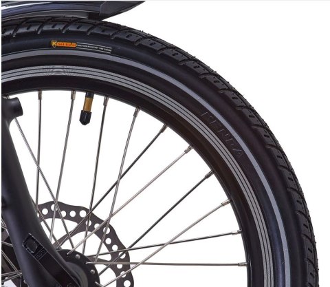 JOBOBIKE Sam - Składany Rower Elektryczny Miejski Dla Seniora 250W Szary