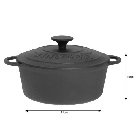 GARNEK ŻELIWNY 22cm 2,4L KINGHOFF KH-2253 GARNEK ŻELIWNY 22cm 2,4L KINGHOFF KH-2253