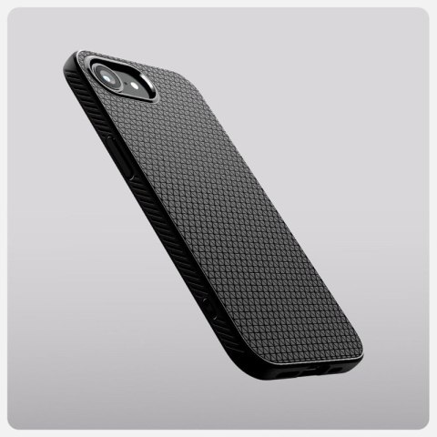 Spigen Liquid Air Mag MagSafe - Etui do iPhone 16e (Matte Black)