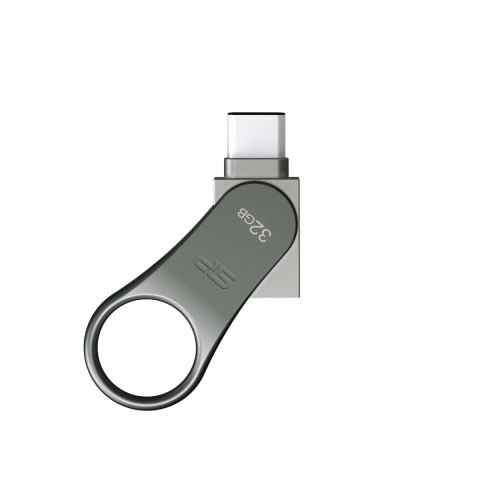 Pendrive Silicon Power Mobile C80 32GB Dual USB 3.1/Type-C Silver (SP032GBUC3C80V1S) Pendrive Silicon Power Mobile C80 32GB Dual USB 3.1/Type-C Silver (SP032GBUC3C80V1S)