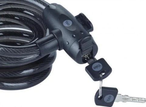 Linka rowerowa stalowa na klucz 12x2000mm Yale Essential Security Keyed Cable Lock 12mm Linka rowerowa stalowa na klucz 12x2000mm Yale Essential Security Keyed Cable Lock 12mm