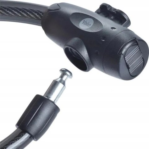 Linka rowerowa stalowa na klucz 12x2000mm Yale Essential Security Keyed Cable Lock 12mm Linka rowerowa stalowa na klucz 12x2000mm Yale Essential Security Keyed Cable Lock 12mm