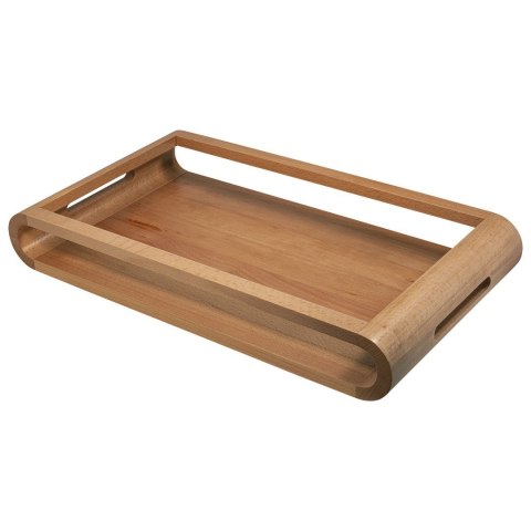 ARTELEGNO VASD Dwustronna taca z drewna bukowego 27 x 49 cm ARTELEGNO VASD Dwustronna taca z drewna bukowego 27 x 49 cm