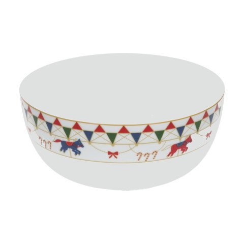Miska okrągła do sałatek Xmas Carousel - 25 cm Miska okrągła do sałatek Xmas Carousel - 25 cm