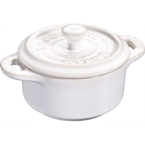STAUB GIFT GIVING Mini cocotte okrągły 200 ml, kość słoniowa STAUB GIFT GIVING Mini cocotte okrągły 200 ml, kość słoniowa