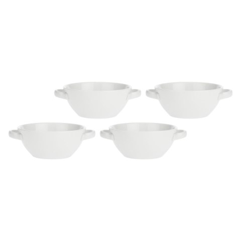 Zestaw 4 okrągłych naczyń do zapiekania Terrine - Biały, 650 ml Zestaw 4 okrągłych naczyń do zapiekania Terrine - Biały, 650 ml