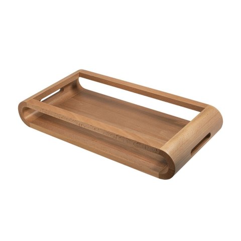 ARTELEGNO VASD Dwustronna taca z drewna bukowego 21 x 43 cm ARTELEGNO VASD Dwustronna taca z drewna bukowego 21 x 43 cm
