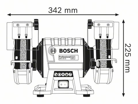 SZLIFIERKA STOŁOWA FI 150/20 MM 350W GBG 35-15 BOSCH SZLIFIERKA STOŁOWA FI 150/20 MM 350W GBG 35-15 BOSCH