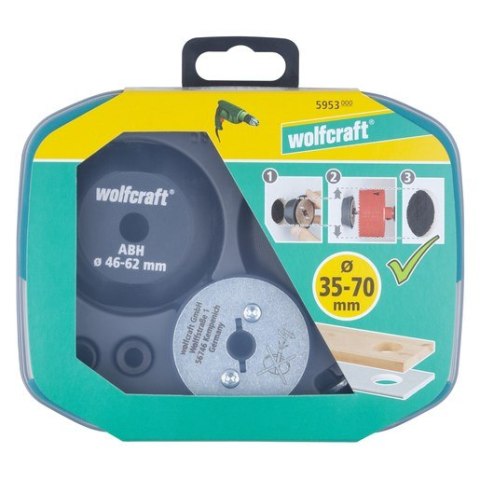 WOLFCRAFT ADAPTER DO POWIĘKSZANIA OTWORÓW /3szt.