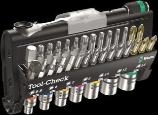 Zestaw bitów i nasadek z grzechotką Tool Check 33el.