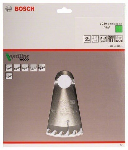 Bosch 2 608 640 629 ostrze do piły tarczowej 23 cm 1 szt. Bosch 2 608 640 629 ostrze do piły tarczowej 23 cm 1 szt.