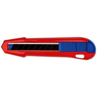Nóż odłamywany Knipex CutiX® Czarny, Niebieski, Czerwony