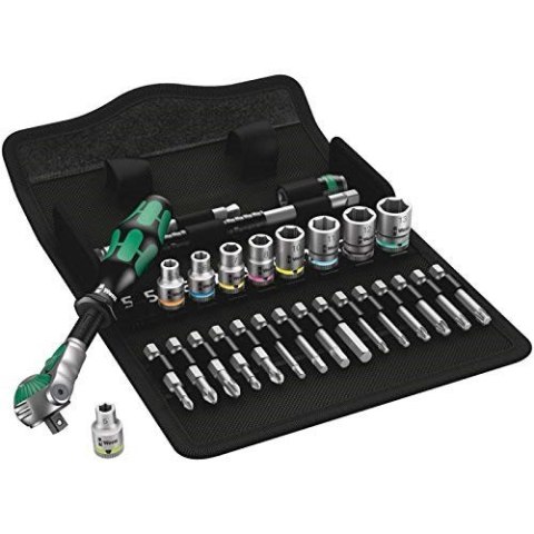 Zestaw kluczy nasadowych ZYLKOP 1/4'' 5-13 mm, 16 części Zestaw kluczy nasadowych ZYLKOP 1/4'' 5-13 mm, 16 części