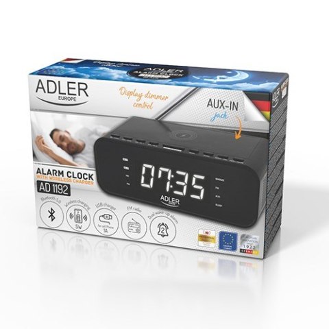 Radiobudzik ADLER AD 1192b czarny