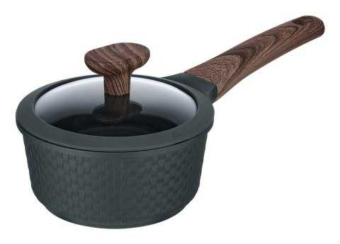 Resto Kitchenware 93900 garnek 1,3 l Okrągły Czarny