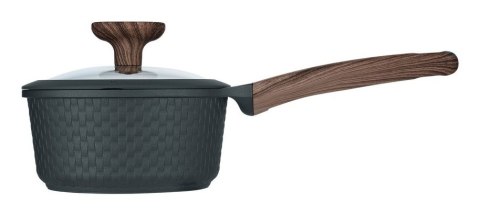 Resto Kitchenware 93900 garnek 1,3 l Okrągły Czarny