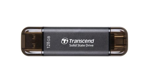 Transcend ESD310C Technologia Thunderbolt 128 GB USB Type-A / USB Type-C USB 3.2 Gen 2x2 Czarny Transcend ESD310C Technologia Thunderbolt 128 GB USB Type-A / USB Type-C USB 3.2 Gen 2x2 Czarny