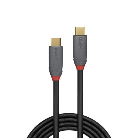 Lindy 36901 kabel USB 1 m USB C Czarny, Szary Lindy 36901 kabel USB 1 m USB C Czarny, Szary