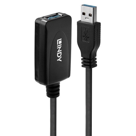 Lindy 43155 kabel USB USB 3.2 Gen 1 (3.1 Gen 1) 5 m USB A Czarny Lindy 43155 kabel USB USB 3.2 Gen 1 (3.1 Gen 1) 5 m USB A Czarny