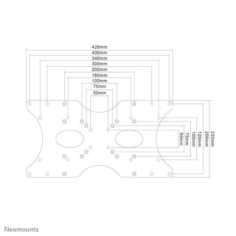 Neomounts FPMA-VESA400 akcesorium do montażu monitorów Neomounts FPMA-VESA400 akcesorium do montażu monitorów