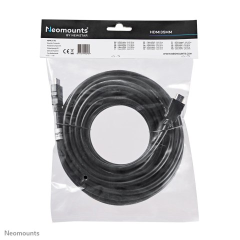 Neomounts HDMI35MM kabel HDMI 10 m HDMI Typu A (Standard) Czarny Neomounts HDMI35MM kabel HDMI 10 m HDMI Typu A (Standard) Czarny