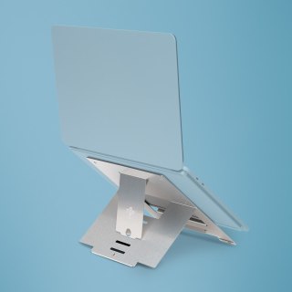 Podstawa R-Go Tools R-Go Laptopständer 10"-22" Max.5KG Riser verstellbar sidabrinis