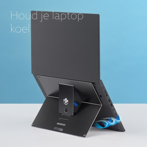 Podstawka na laptopa R-Go Tools R-Go Laptopständer 10"-22" Max.5KG Riser juodas