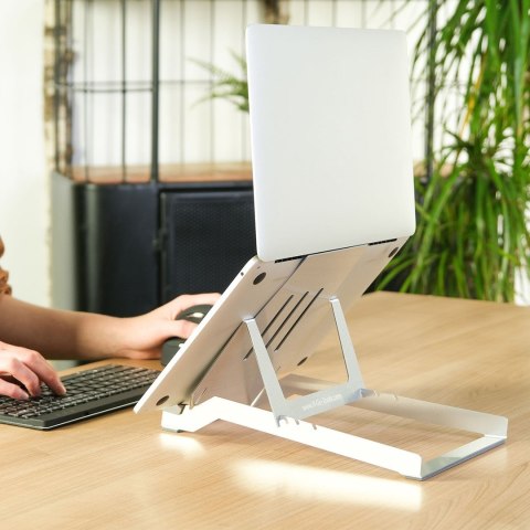Podstawka pod laptopa R-Go Riser Basic - Notebook-Ständer - ergonomisch klappbar und verstellbar, AGR zertifiziert, leichtes Hyl