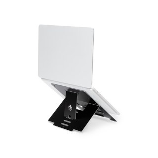 Riser Flexibel Laptopständer - verstellbar - schwarz - Schwarz - 25,4 cm (10 Zoll) - 55,9 cm (22 Zoll) - Aluminium - 5 kg - 135 